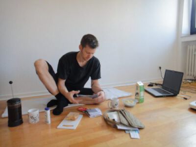 2011-08-29 Ein letztes Frühstück in unserer Wohnung in Köln