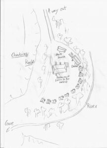 2011-10-10 Vorläufiger Lageplan der Bungalows