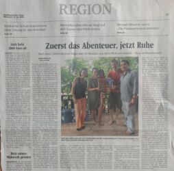 Zuerst das Abenteuer, jetzt Ruhe
