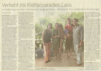 Verliebt ins Kletterparadies Laos