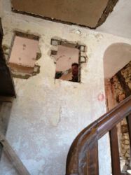 2021-02-23 Neue Löcher für Stromkästen