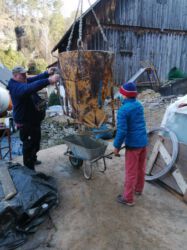 2021-03-22 Betonlogistik, die Erste