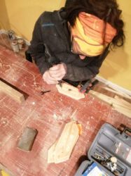 2022-01-05 Zimmerschildchen fräsen für Lebensmittelboxen